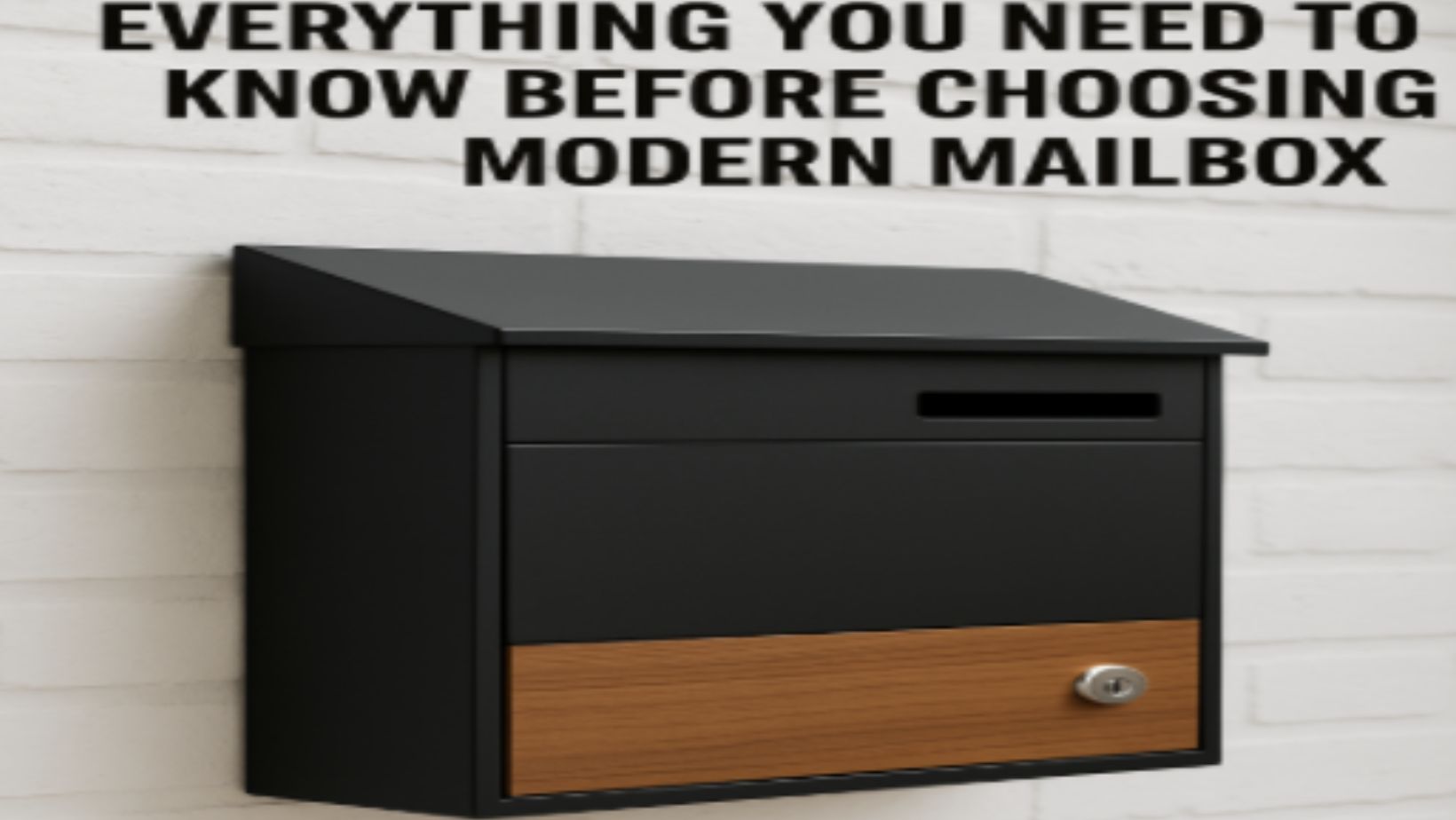 Everything You Need to Know Before Choosing Your Modern Mailbox KD