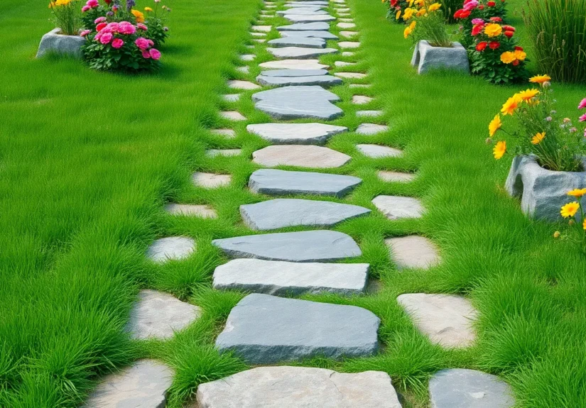 landscaping stepping stones
