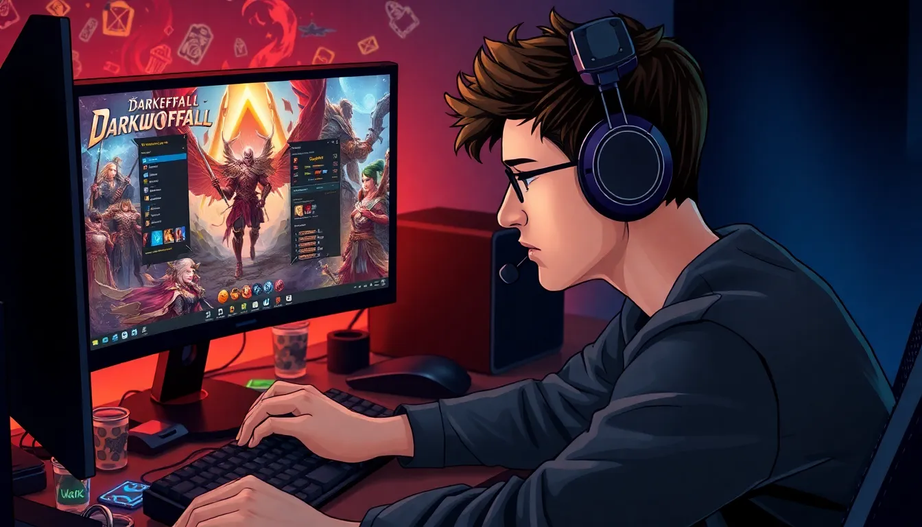 can you darkwarfall game make money