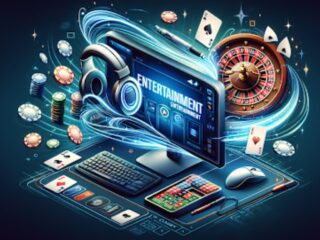 Gaming Setup Enhanced Entertainment