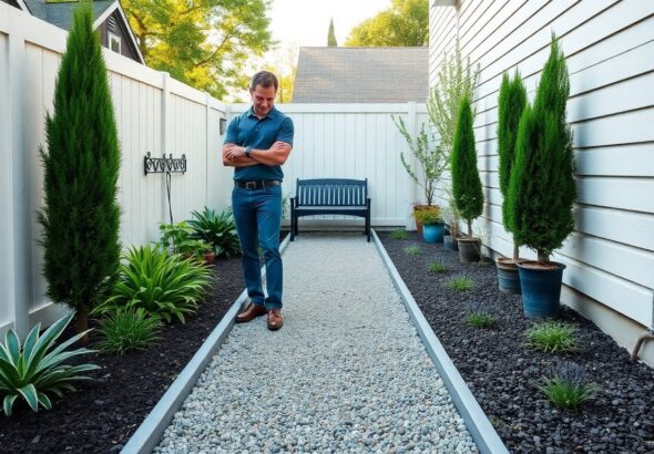 landscaping ideas for side of house
