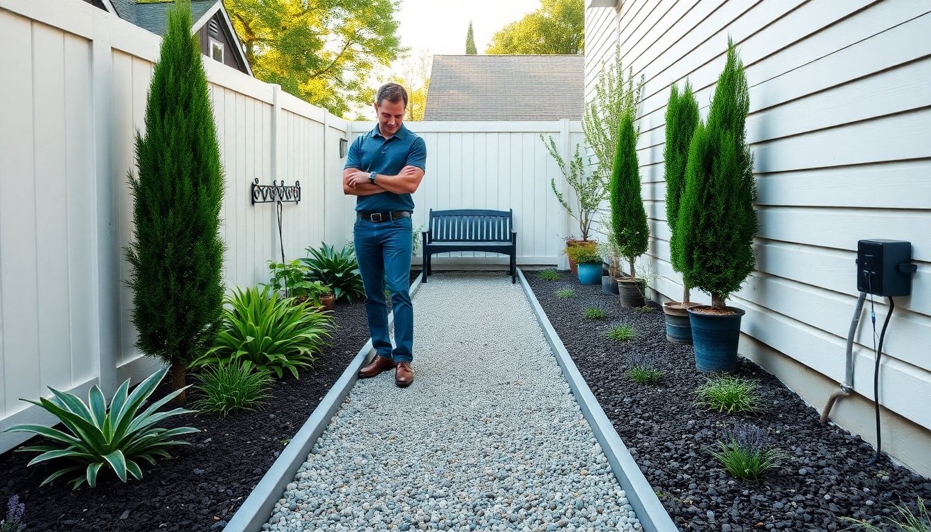 landscaping ideas for side of house