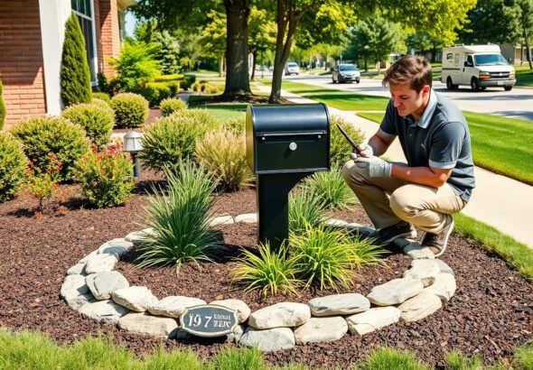 mailbox landscaping