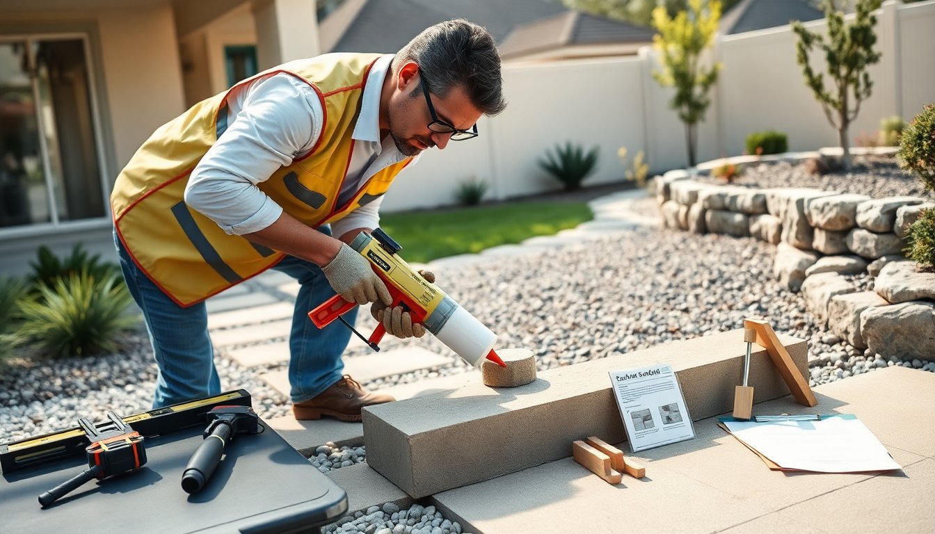 landscaping glue for rocks