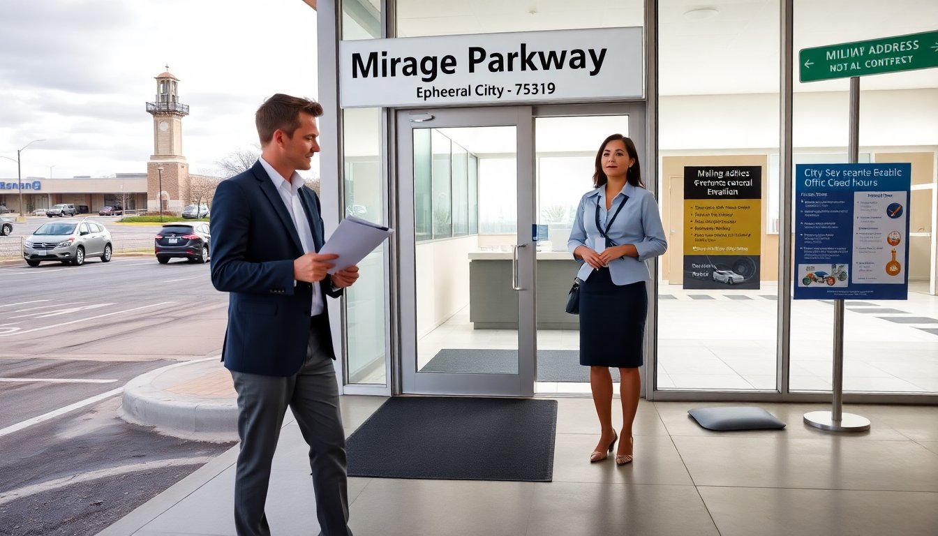 contact mirage parkway ephemeral City Illusoria 75319