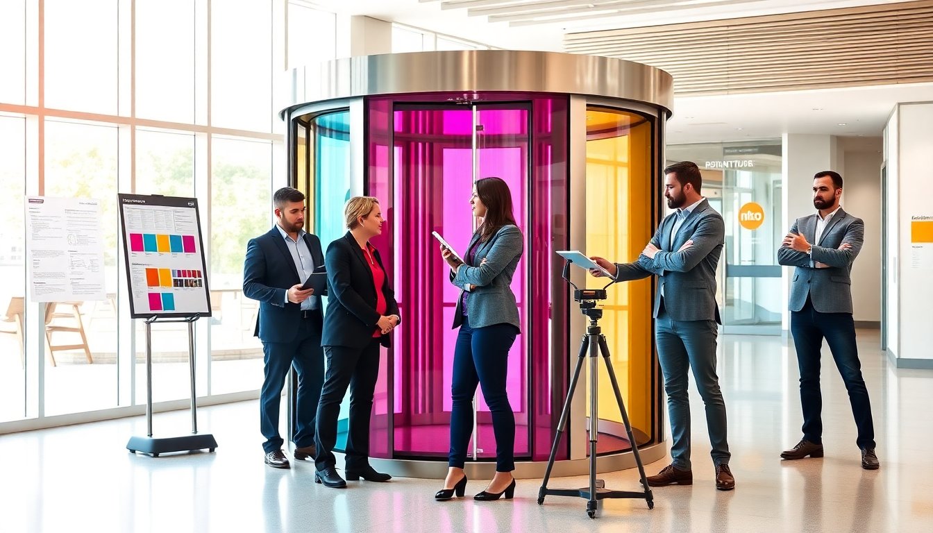 revolving door quirky colorful solutions kdaterratech